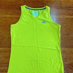 Adidas women’s x-small ultimate sleeveless tee.